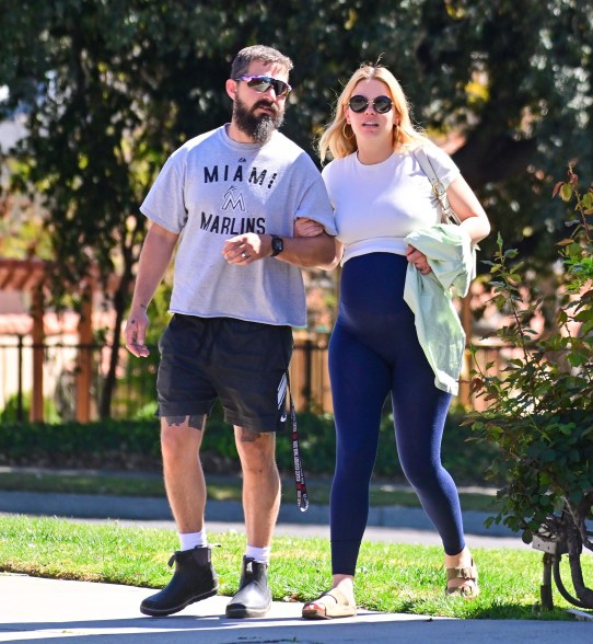 Shia LaBeouf and pregnant Mia Goth