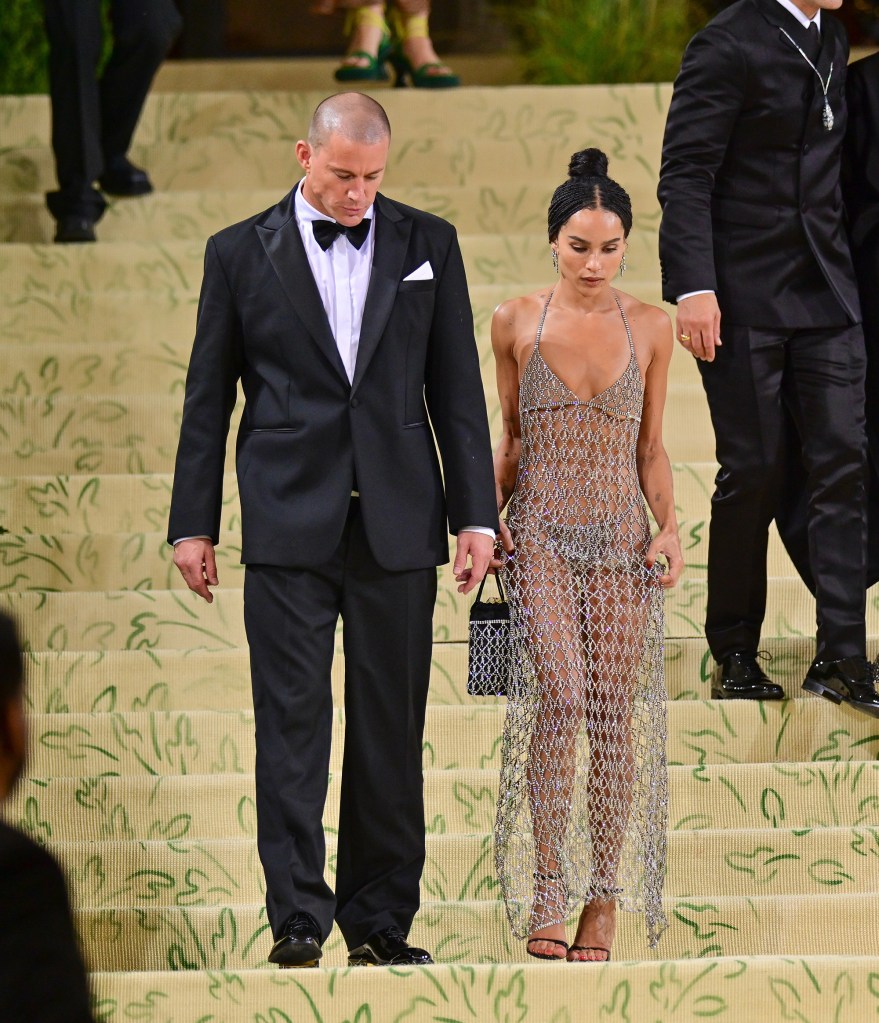 Channing Tatum and Zoe Kravitz spotted leaving the Met Gala