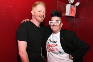 Lea DeLaria and Jesse Tyler Ferguson