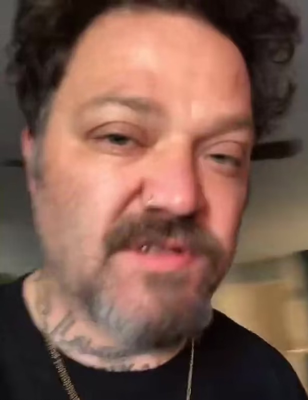 A selfie of Bam Margera.