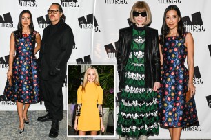 Karla Martinez de Salas and Willy Chavarria were honored in front of guests including Anna Wintour and Lauren Santo Domingo.