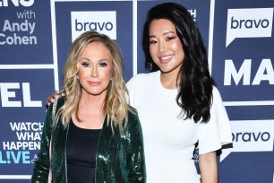 Kathy Hilton and Crystal Kung Minkoff