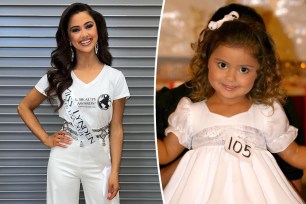 A split of Kailia Posey as a teen and on "Toddlers & Tiaras."