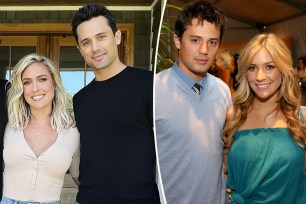 A split of Kristin Cavallari and Stephen Colletti in present day and when they were young adults.