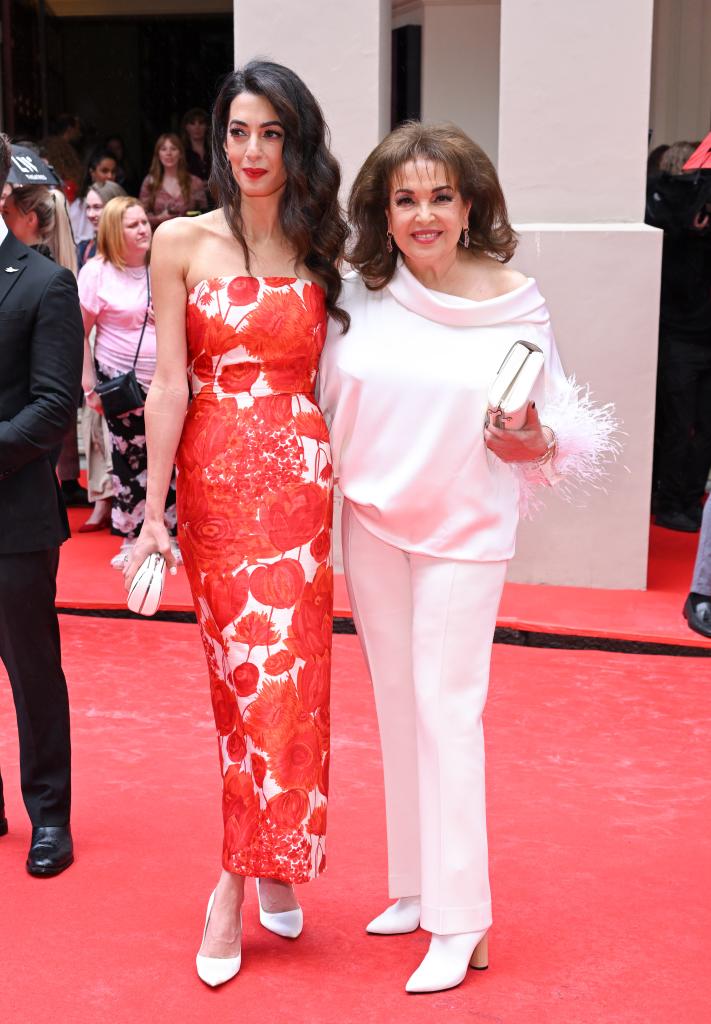 Amal Clooney and mother Baria Alamuddin