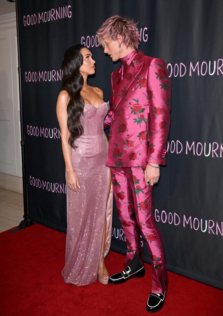 Megan Fox and Machine Gun Kelly on the red carpet