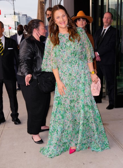 Drew Barrymore arrives at Variety's Power of Women event.