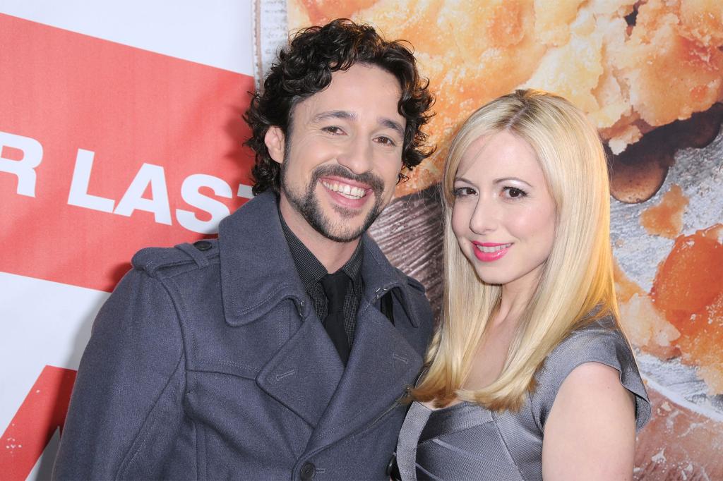 Thomas Ian Nicholas and his wife, Colette Marino.