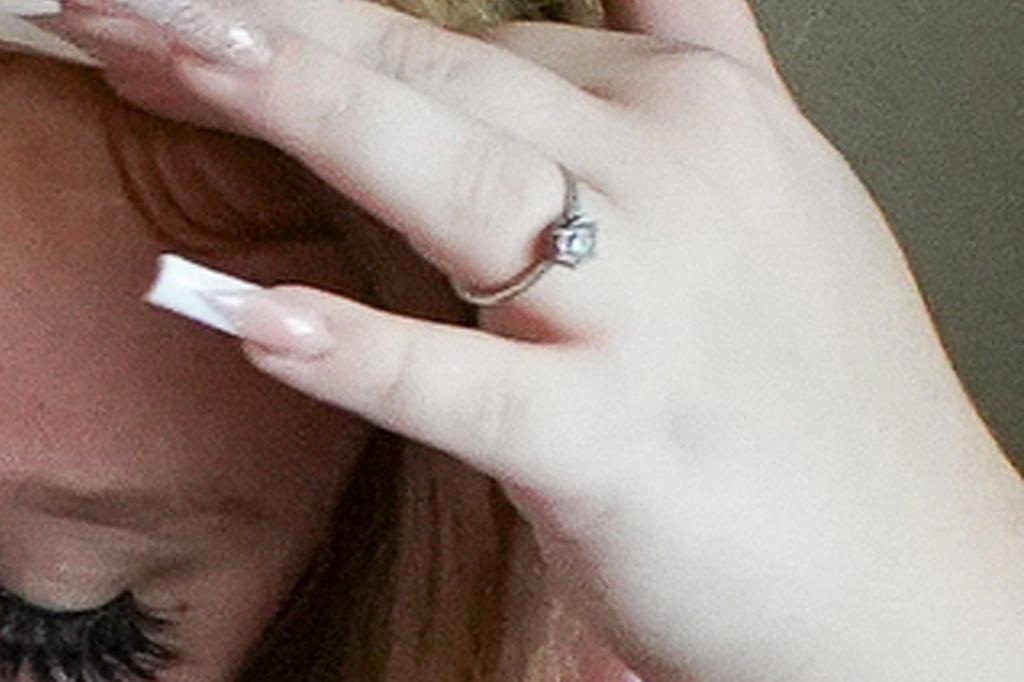 A close-up shot of Alana Thompson's ring.