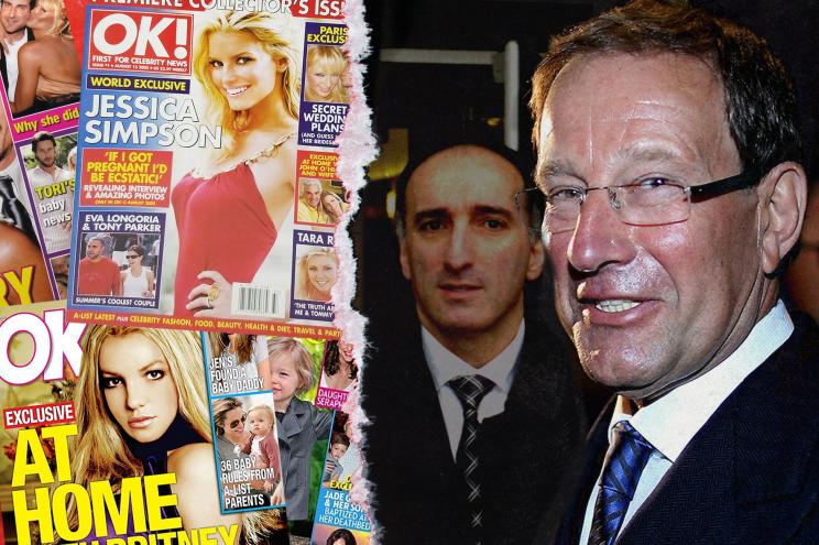 With the US edition of OK! set to cease publication after 17 years, take a look back at the wild, catastrophic times of the celebrity weekly magazine -- including how it allegedly Photoshopped celebrities together in pictures.