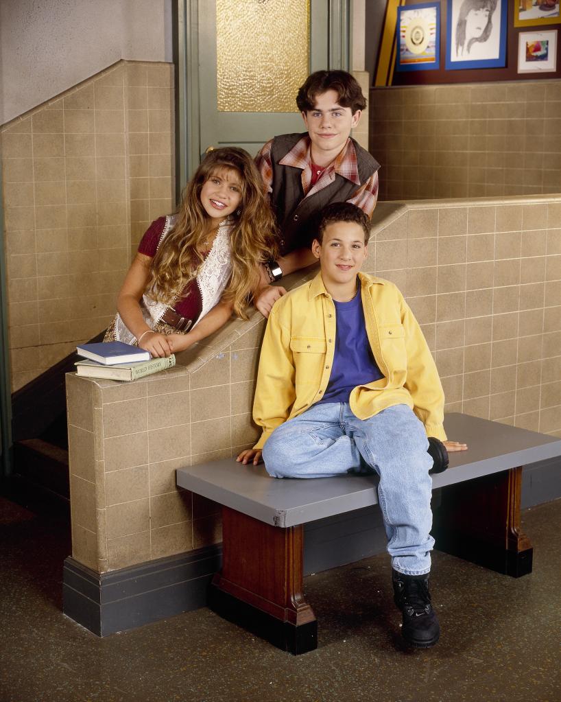 Danielle Fisher, Rider Strong and Ben Savage on "Boy Meets World."