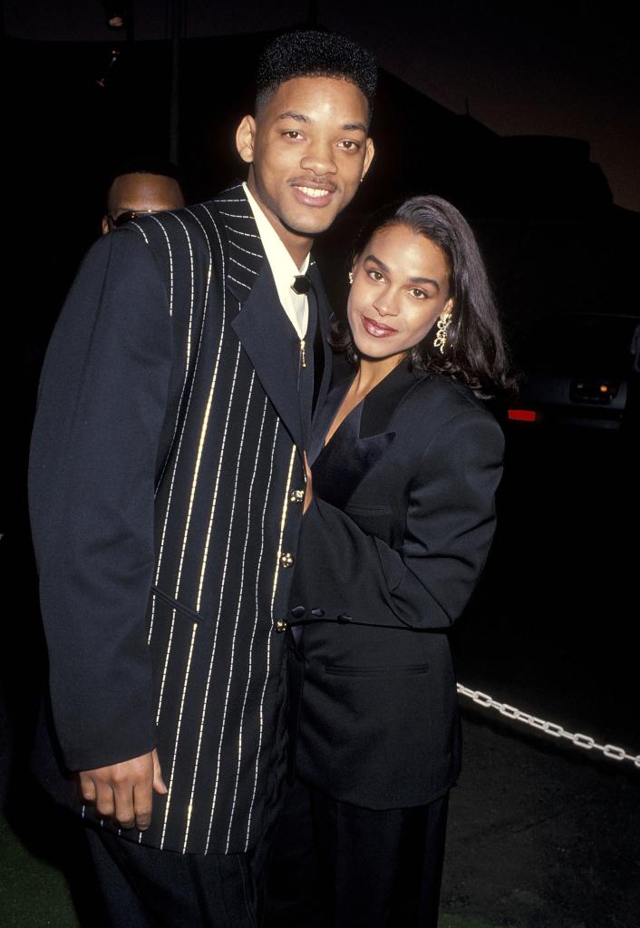 Will Smith and Sheree Zampino at the NAACP Image Awards in 1992