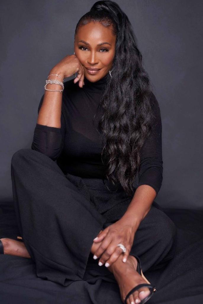 Cynthia Bailey poses for a promotional photo shoot