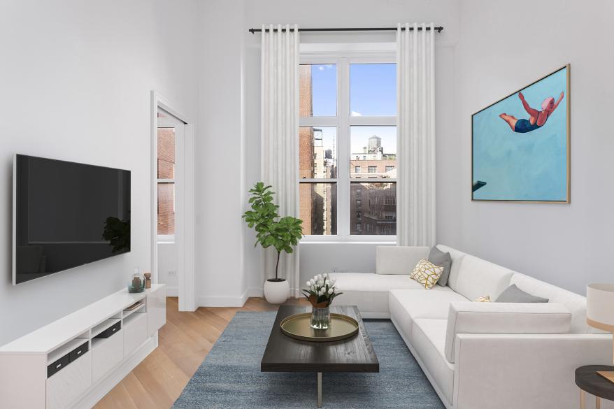 The inside of Dorinda Medley's New York City apartment.