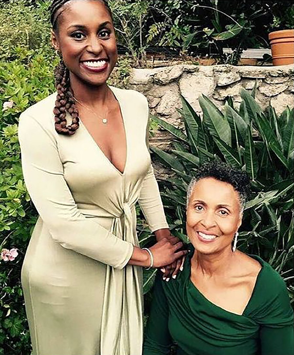 Issa Rae and her mom