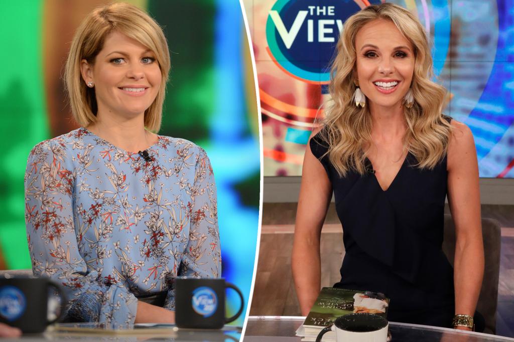 Elizabeth Hasselbeck and Candace Cameron Bure