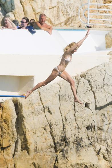 Sienna Miller in a bikini in the South of France.