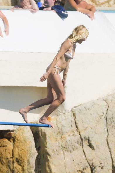 Sienna Miller in a bikini in the South of France.