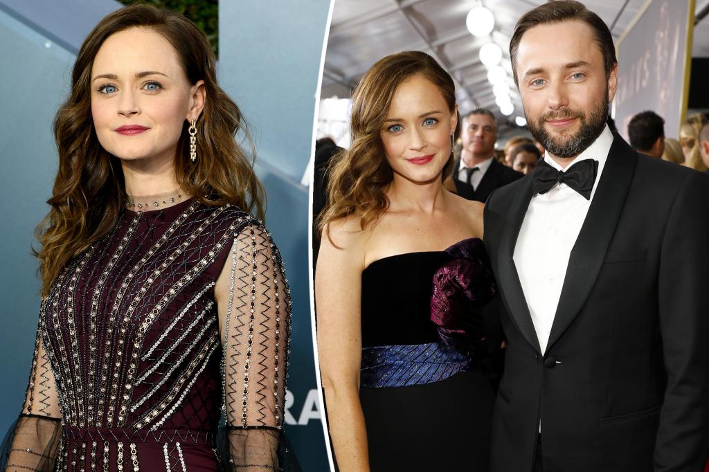 Vincent Kartheiser (L) and Alexis Bledel.