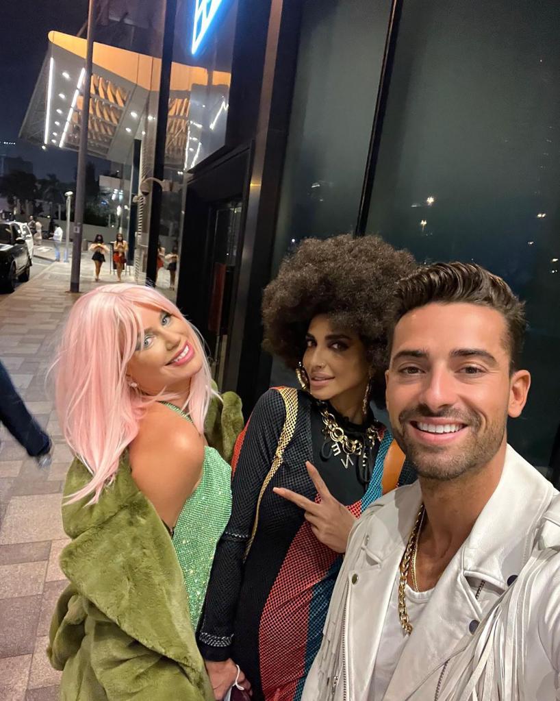 Caroline Stanbury, Sara Al Madani and Sergio Carrallo