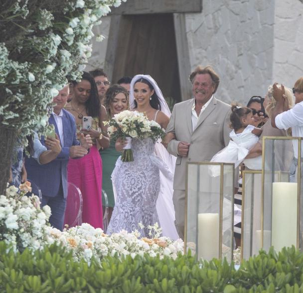 Scheana Shay and Brock Davies at their wedding day