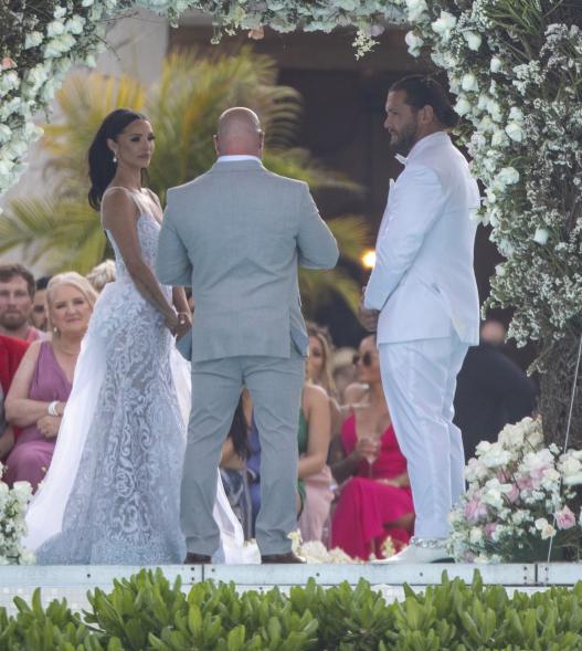 Scheana Shay and Brock Davies at their wedding