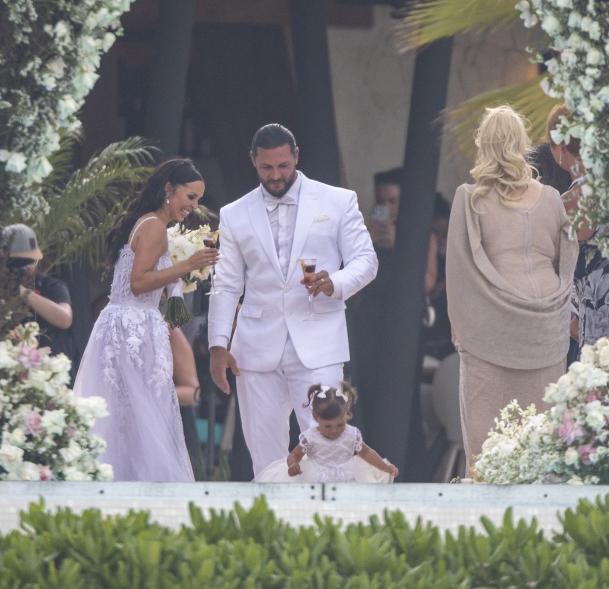 Scheana Shay and Brock Davies at their wedding