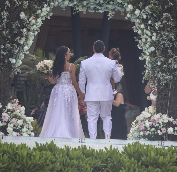 Scheana Shay and Brock Davies at their wedding