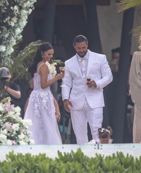 Scheana Shay and Brock Davies at their wedding