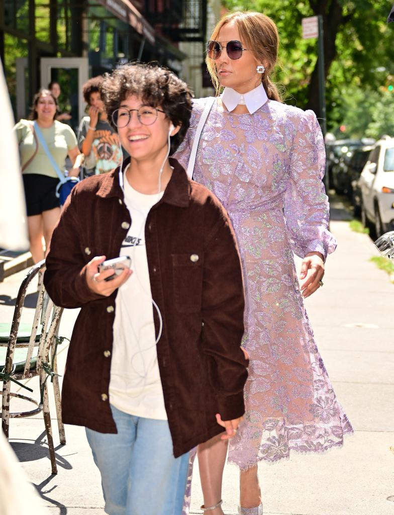 Jennifer Lopez and daughter Emme.