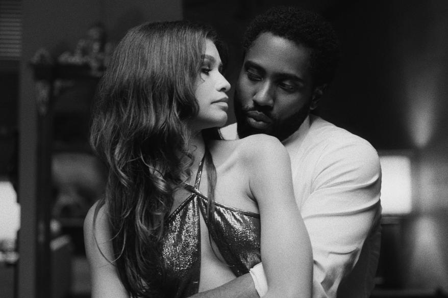 Zendaya and John David Washington in Malcolm & Marie