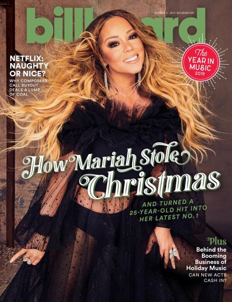 Mariah Carey on the cover of Billboard