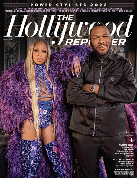 Mary J. Blige and Jason Rembert on the cover of The Hollywood Reporter