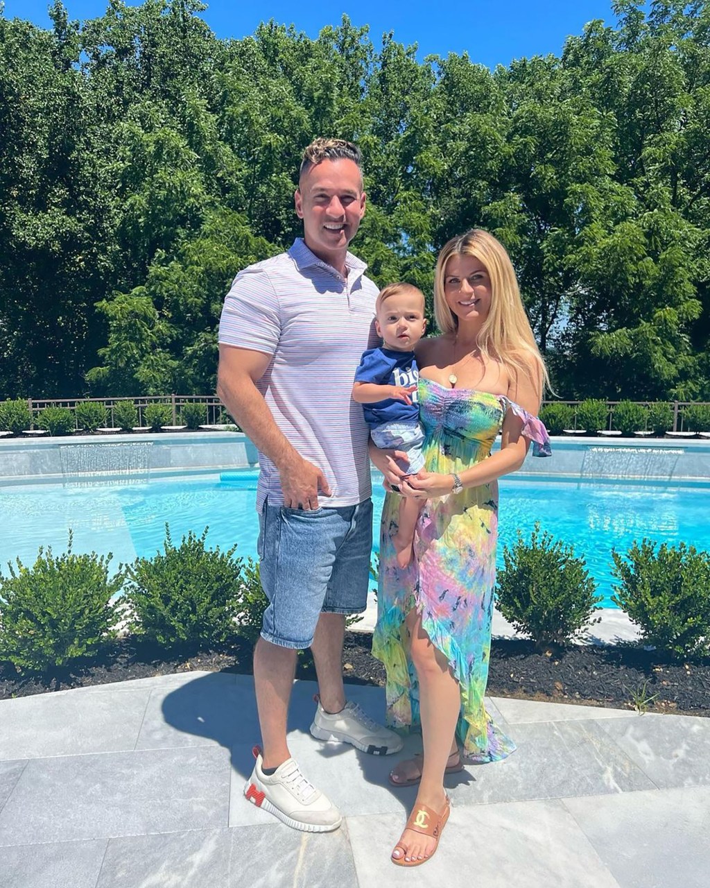 mike "the situation" sorrentino, lauren and their son romeo