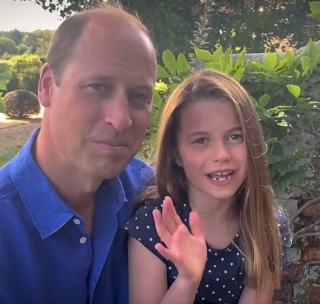 Princess Charlotte and Prince William