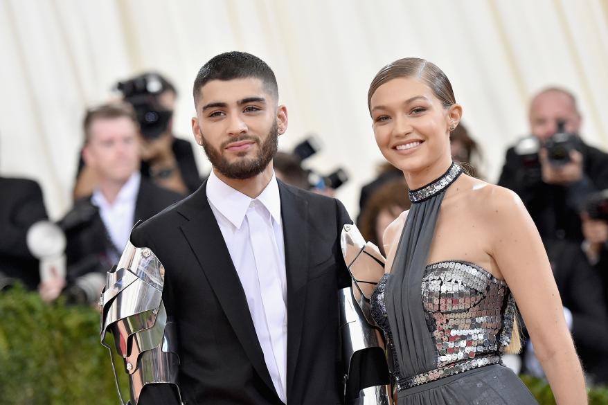 Zayn Malik (L) and Gigi Hadid attend the "Manus x Machina: Fashion In An Age Of Technology" Costume Institute Gala