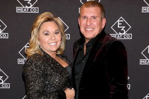 Todd and Julie Chrisley posing for a photo together