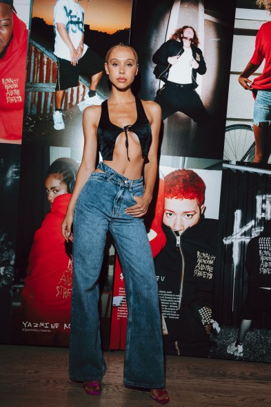 Alexis Ren attends the Ksubi 23 Collection party during NYFW 2022.
