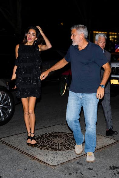 Amal Clooney and George Clooney