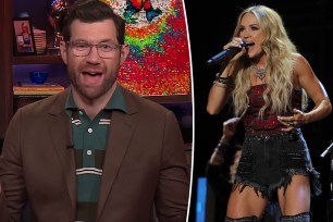 Billy Eichner and Carrie Underwood