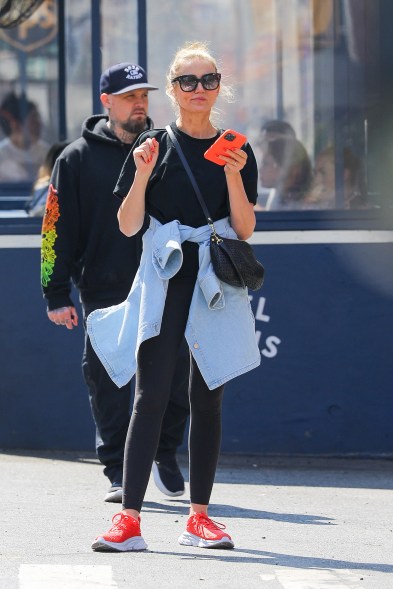 Cameron Diaz and Benji Madden spotted out and about in New York City.