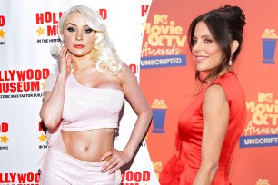 Courtney Stodden called out Bethenny Frankel for her hypocrisy in critiquing the Kardashians' social media images as bad for women.