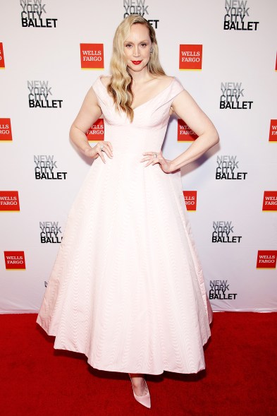 Gwendoline Christie attends the New York City Ballet Fall Fashion Gala 2022.