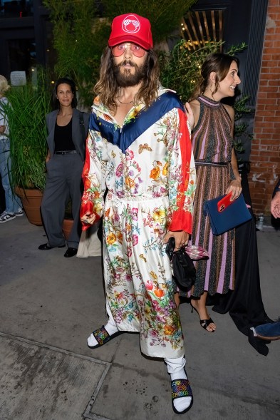Jared Leto attends the Vogue World show during NYFW 2022.