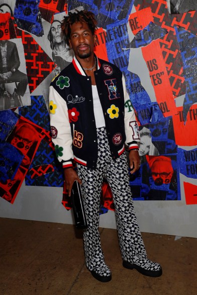 Jon Batiste attends the Tommy Hilfiger show during NYFW 2022.