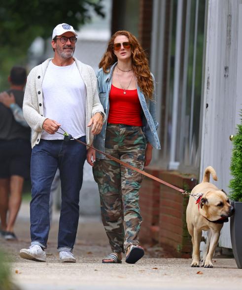 Jon Hamm and Anna Osceola