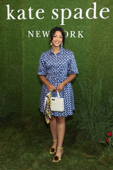 Maitreyi Ramakrishnan attends the Kate Spade New York presentation during NYFW 2022.