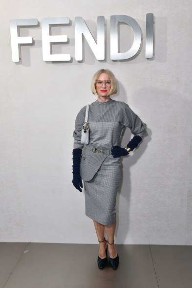 Naomi Watts attends the Fendi 25th Anniversary of the Baguette event during NYFW 2022.