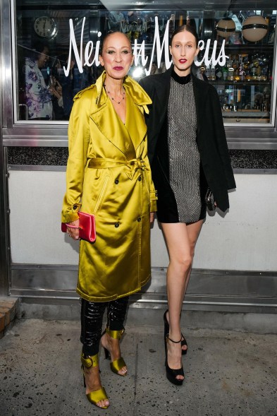 Pat and Anna Cleveland attend the Neiman Marcus Live Your Luxury campaign party during NYFW 2022.