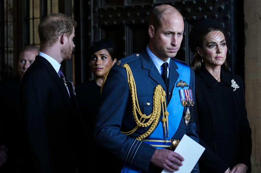 Prince William, Kate Middleton, Meghan Markle and Prince Harry.